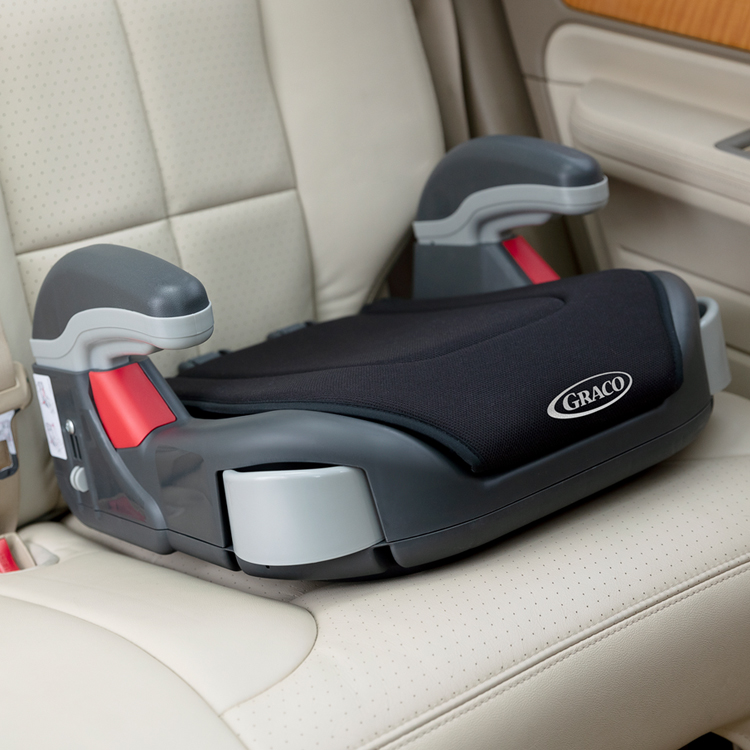 Close-up view of Graco Booster Basic machine-washable seat cover