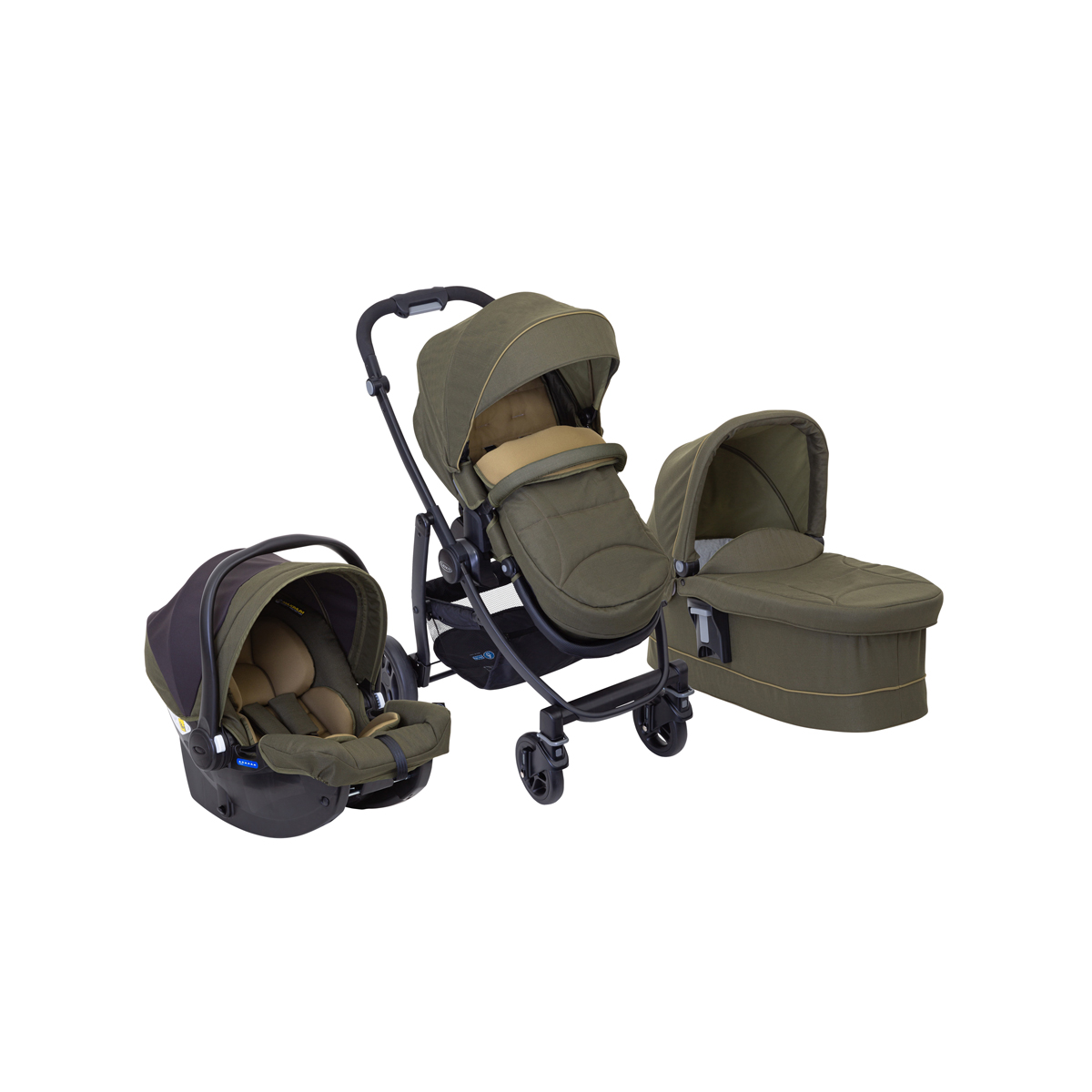 3-in-1-Kinderwagen-Set Graco Evo Trio