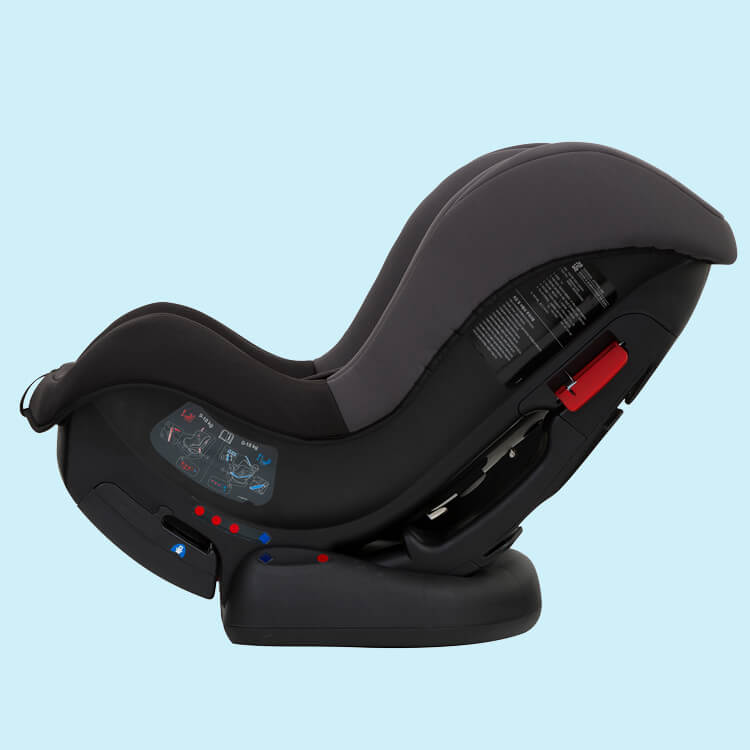 Graco Extend car seat in 1 of its 4 recline positions